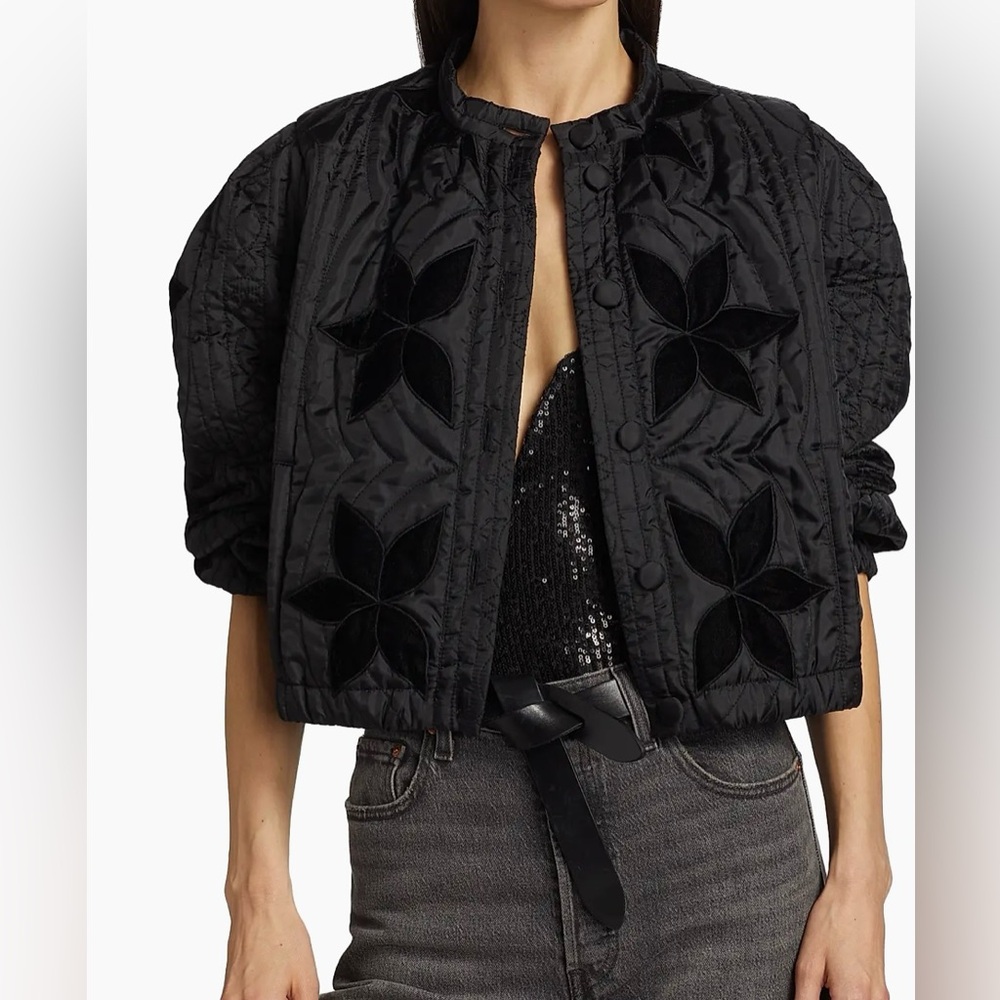 FREE PEOPLE Quinn Quilted Crop Jacket - Picture 1 of 16